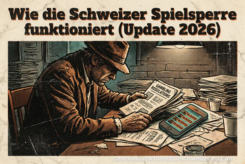 Wie die Schweizer Spielsperre funktioniert (Update 2026)
